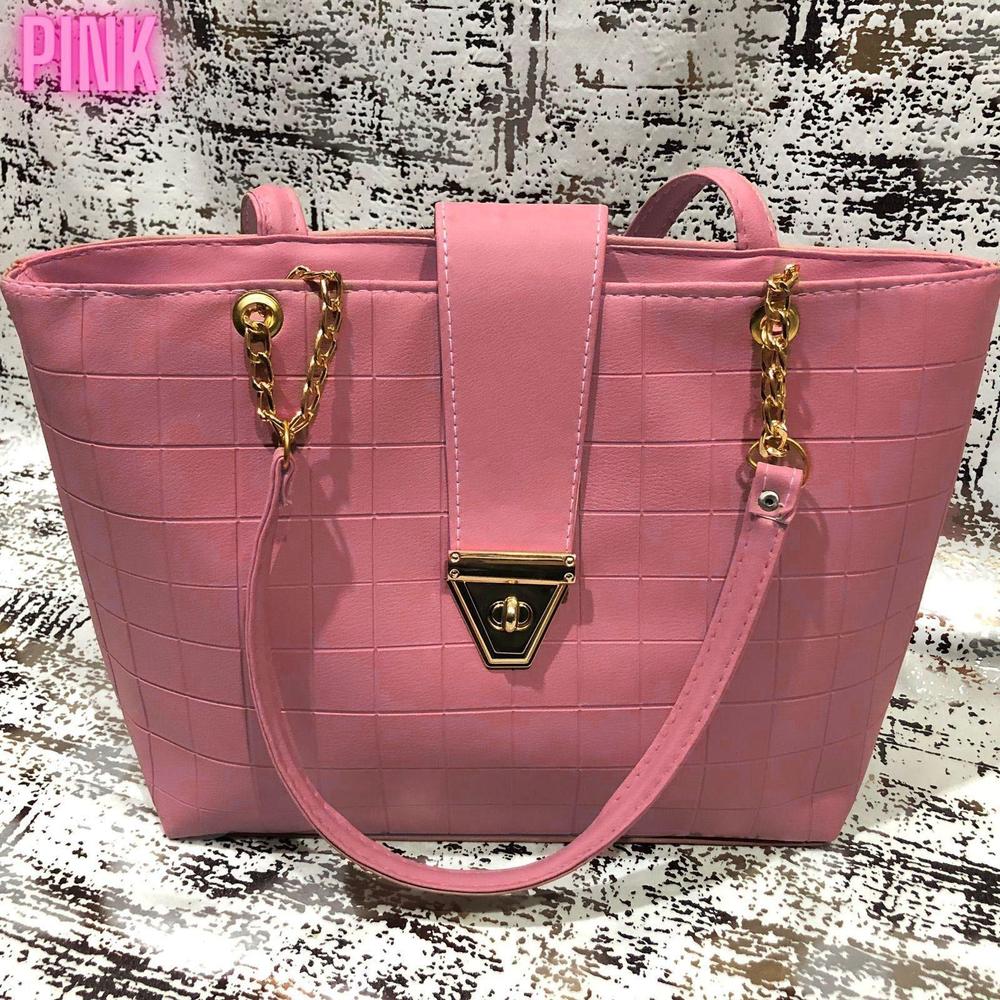 Stylish Women’s PU Leather Textured Top Handle Shoulder Bag – Elegant & Versatile